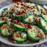 A vibrant smashed cucumber salad with garlic chili oil, crunchy and spicy, perfect for summer meals.