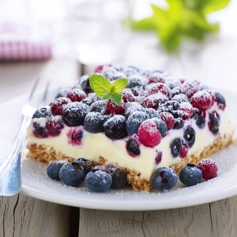 Decadent Lemon Curd Blueberry