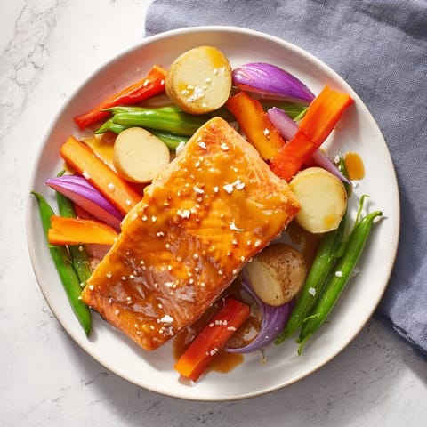 One-Tray Baked Salmon