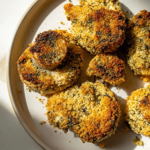 Ranch-Seasoned Crispy Mushrooms