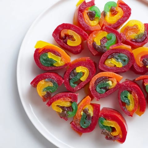 Rainbow Candy Roll Ups