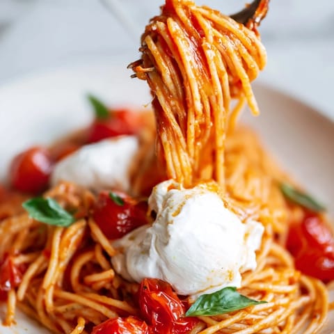 Burrata Caprese Pasta