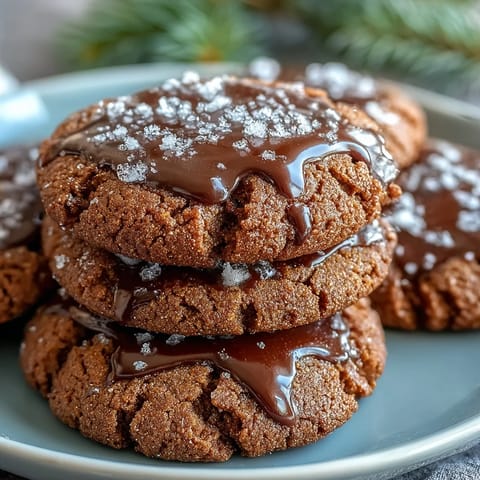 Spiced gingerbread bites with molasses and cinnamon, featuring adorable GingerBrave cookie designs and festive icing details.  