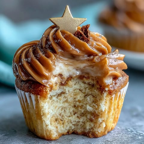 Taurus Birthday Cupcakes: fluffy vanilla cake with striking terracotta buttercream perfect for celebrating.