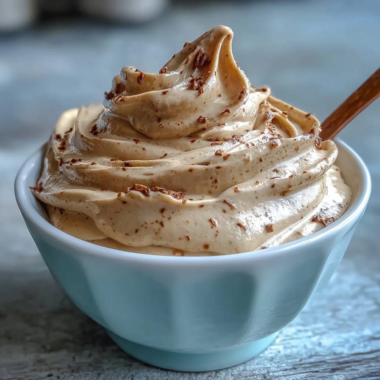 Deep brown Hojicha Pastry Cream swirled in a serving dish, highlighting the toasted, nutty Japanese-French fusion dessert base.