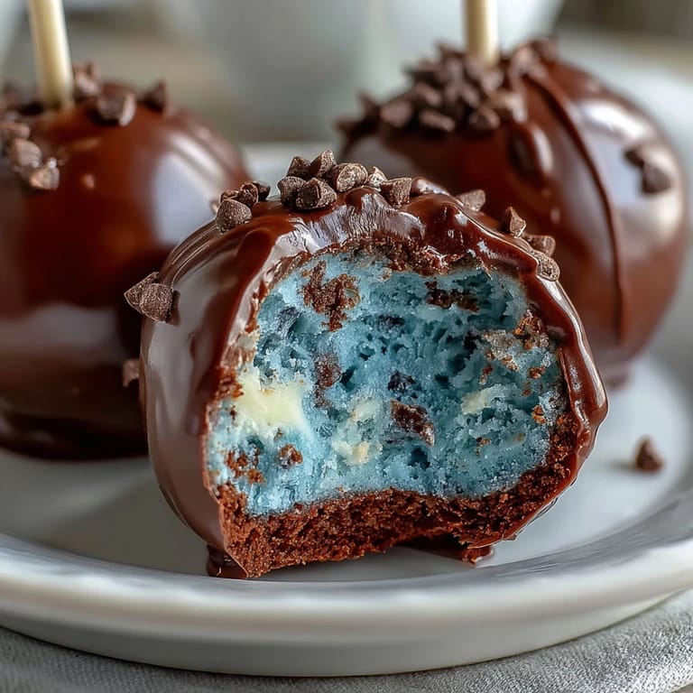 Adorable robins egg blue cake pops featuring a smooth candy coating and speckled finish, ideal for festive party favors or holiday treats.