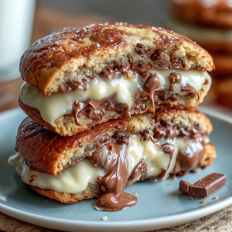 Chewy, buttery cookies hide a surprise Cadbury Creme Egg center, perfect for festive dessert tables.