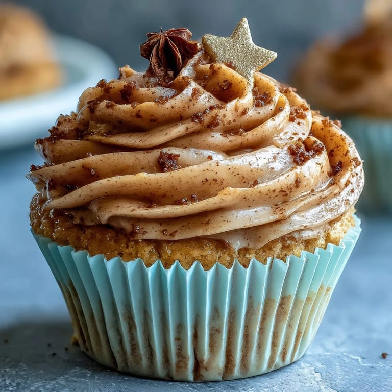 Richly frosted Taurus Birthday Cupcakes, showcasing smooth terracotta buttercream with a gentle swirl.
