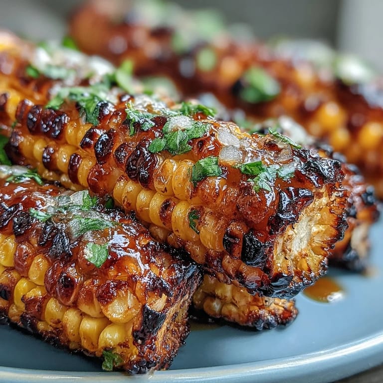 Delicious chili lime butter dripping from tender, smoky grilled corn ribs.